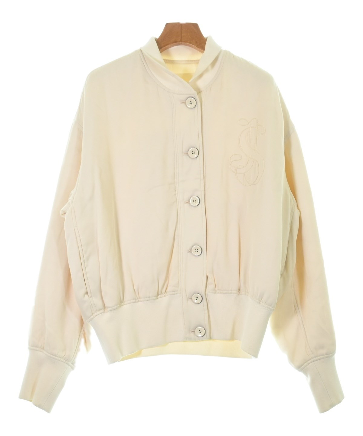 JIL SANDER（ジルサンダー）ブルゾン 白 サイズ:34(XXS位) レディース