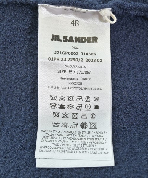 JIL SANDER（ジルサンダー）ニット・セーター 紺 サイズ:48(L位) メンズ/2200644396059
