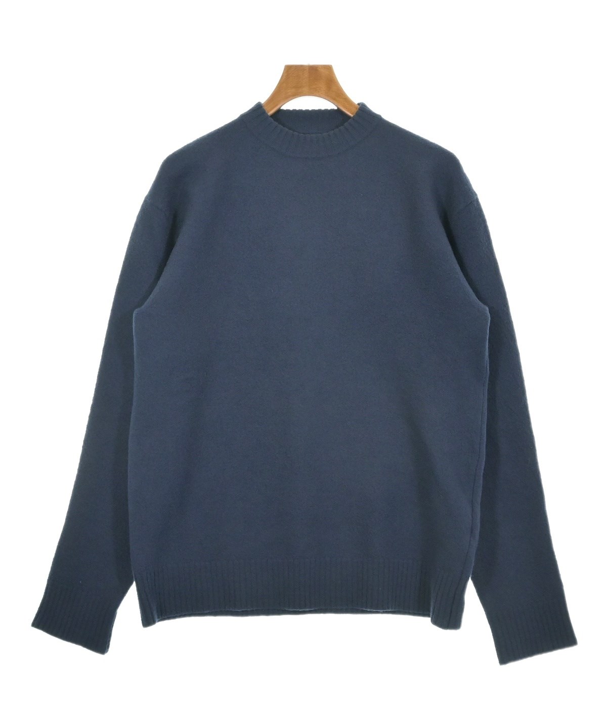 JIL SANDER（ジルサンダー）ニット・セーター 紺 サイズ:48(L位