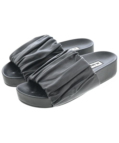 JIL SANDER(ジルサンダー)サンダル 黒 サイズ:EU37(23.5cm位)/2200644745260