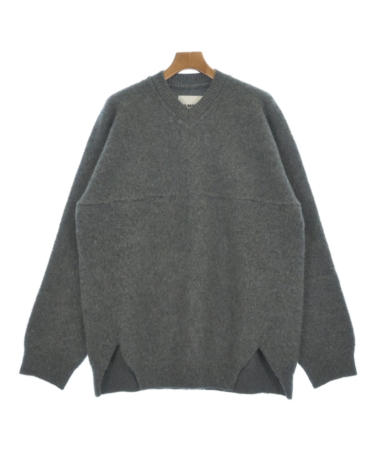 jil sander ニット　グレー JIL SANDER（ジルサンダー）ニット・セーター グレー サイズ:S メンズ