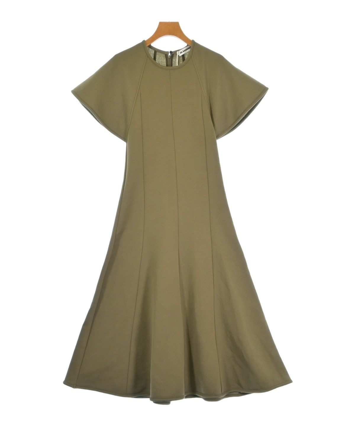 JIL SANDER（ジルサンダー）ワンピース カーキ サイズ:32(XXS位