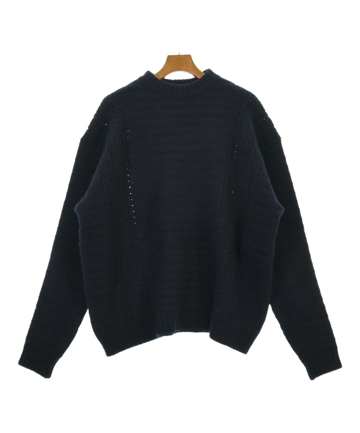 JIL SANDER（ジルサンダー）ニット・セーター 紺 サイズ:46(M位
