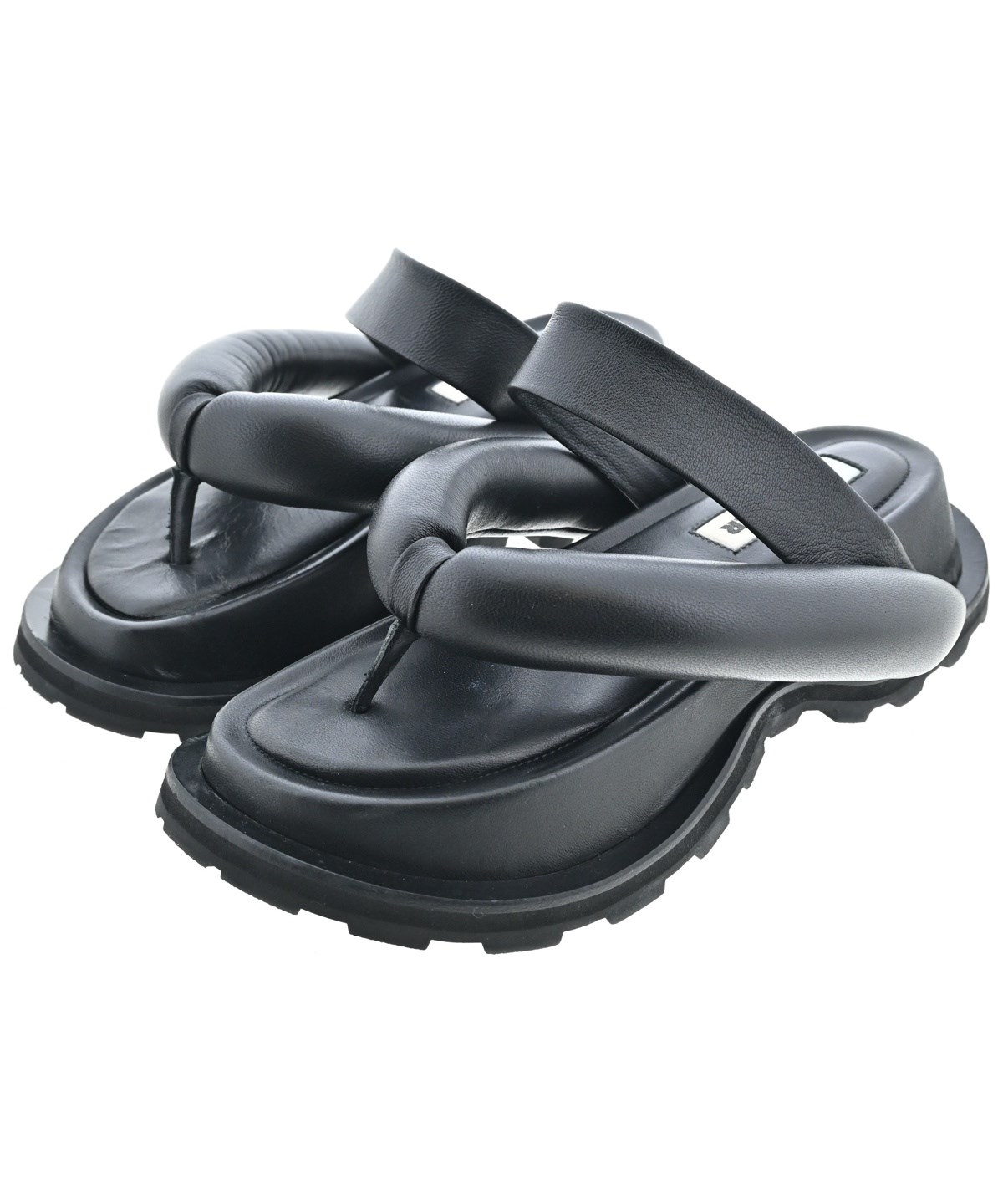 JIL SANDER（ジルサンダー）サンダル 黒 サイズ:36 レディース