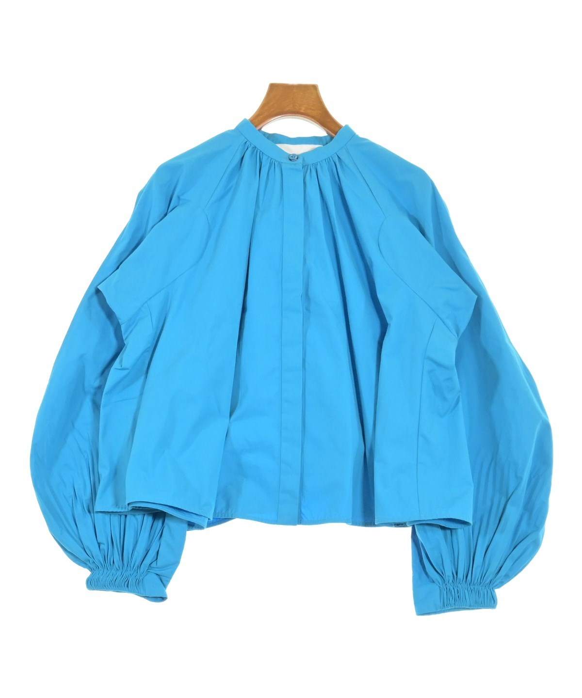 JIL SANDER（ジルサンダー）ブラウス 青 サイズ:34(XXS位