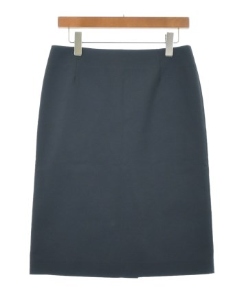 【極美品】ジルサンダー JILSANDER タフタスカート　ひざ丈　シルク混 JIL SANDER（ジルサンダー）ひざ丈スカート 紺 サイズ:38(S位