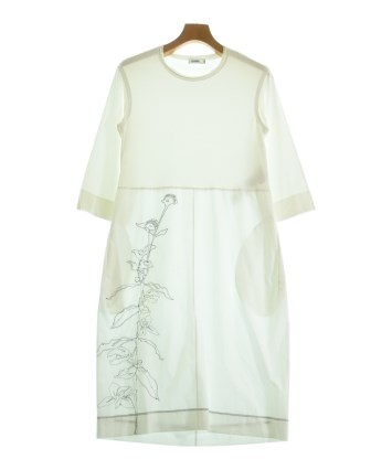 JIL SANDER出身デザイナー きらきら輝くジュエルビジュー白チュニック JIL SANDER（ジルサンダー）ワンピース 白 サイズ:S レディース