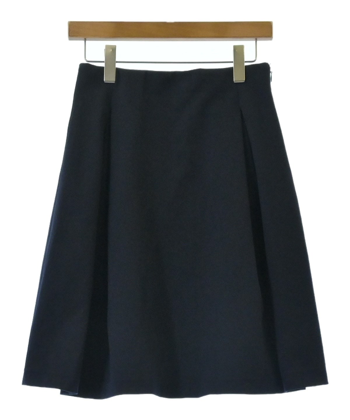JIL SANDER（ジルサンダー）ひざ丈スカート 紺 サイズ:-(M位