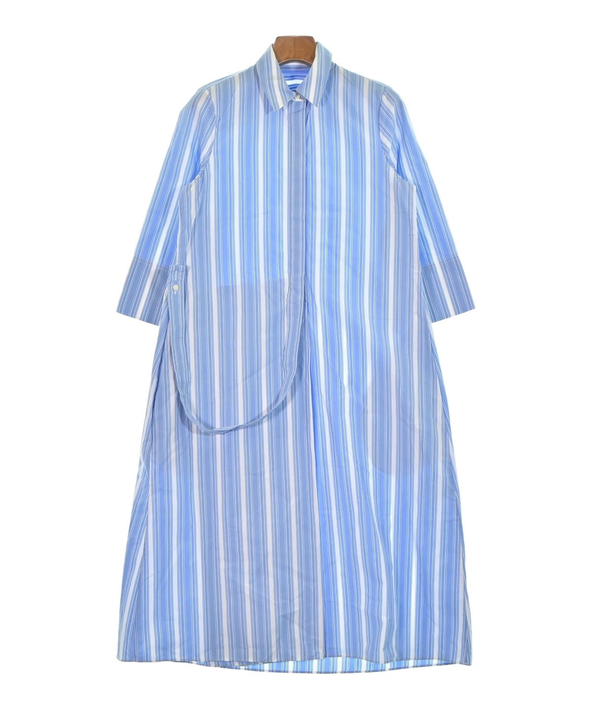 JIL SANDER（ジルサンダー）シャツワンピース 青 サイズ:32(XXS位