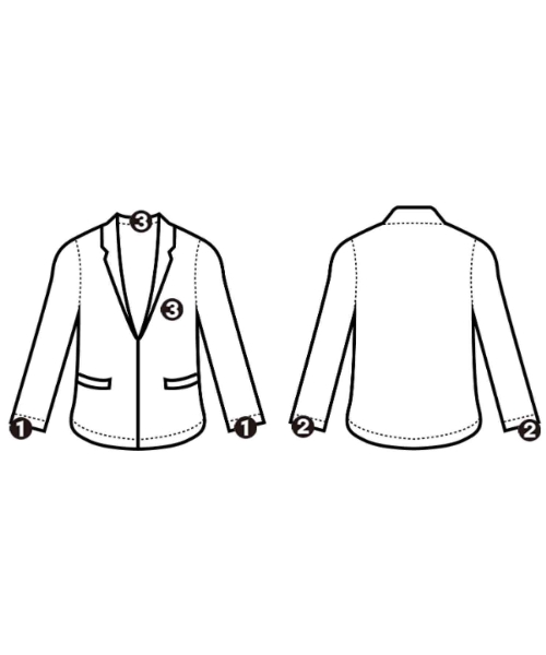 JIL SANDER（ジルサンダー）カジュアルジャケット 紺 サイズ:39(M位) メンズ/2200621703023