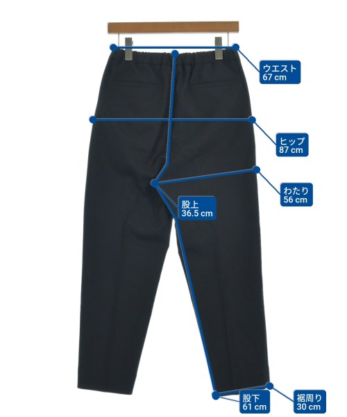 JIL SANDER（ジルサンダー）スラックス 黒 サイズ:44(S位) メンズ/2200622112015