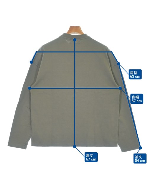 JIL SANDER（ジルサンダー）Tシャツ・カットソー カーキ サイズ:XS メンズ/2200622300023