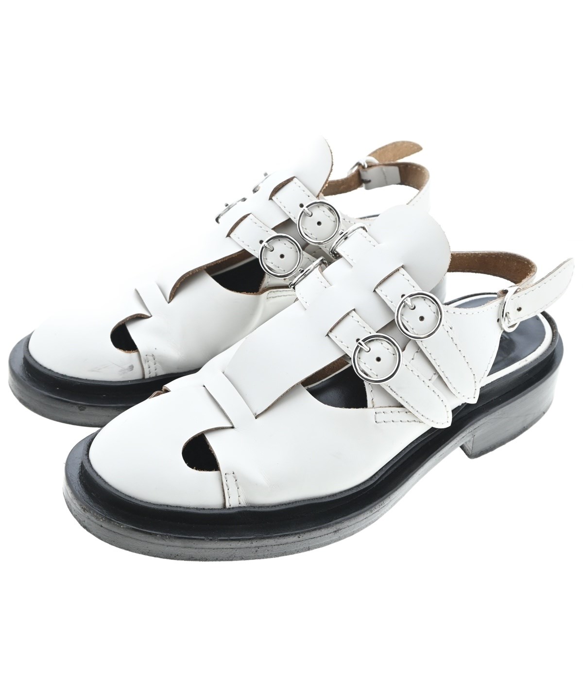 JIL SANDER（ジルサンダー）サンダル 白 サイズ:EU35(21.5cm位