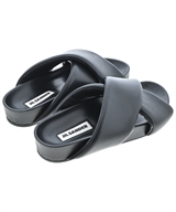 JIL SANDER（ジルサンダー）サンダル 黒 サイズ:EU39(25.5cm位) レディース/2200610085185