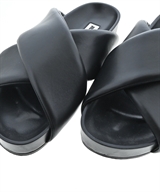 JIL SANDER（ジルサンダー）サンダル 黒 サイズ:EU39(25.5cm位) レディース/2200610085185