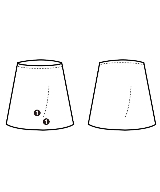 JIL SANDER（ジルサンダー）ひざ丈スカート ベージュ サイズ:34(XXS位) レディース/2200624879039