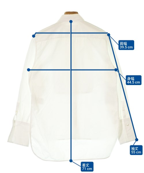 JIL SANDER（ジルサンダー）ドレスシャツ 白 サイズ:34(XXS位) レディース/2200625527021