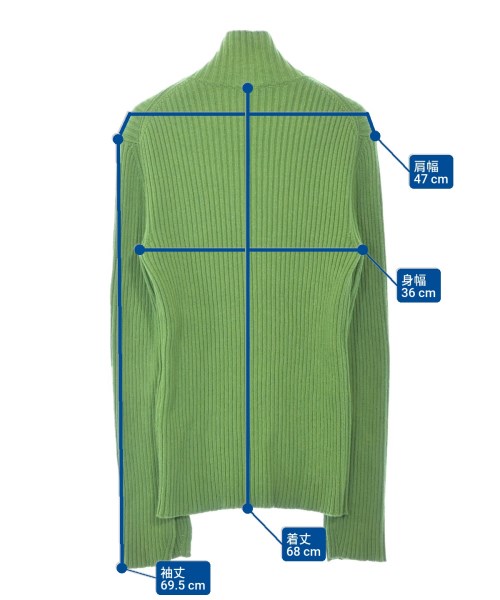 JIL SANDER（ジルサンダー）ニット・セーター 緑 サイズ:34(XS位) レディース/2200625929306