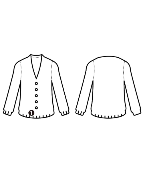 JIL SANDER（ジルサンダー）カーディガン グレー サイズ:46(M位) メンズ/2200614675139