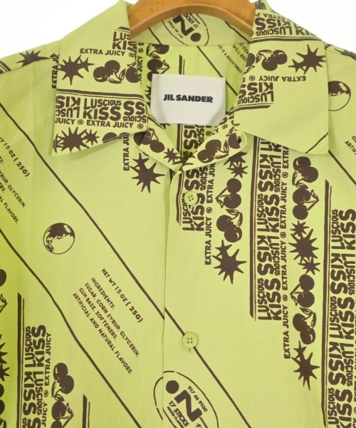 JIL SANDER（ジルサンダー）カジュアルシャツ 緑 サイズ:40(L位) メンズ/2200627376016