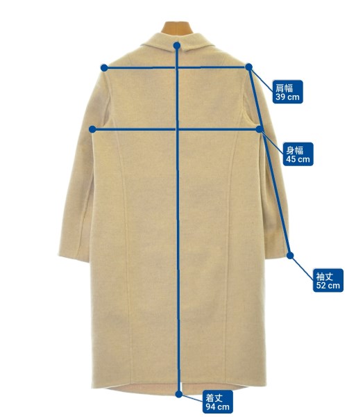 JIL SANDER（ジルサンダー）チェスターコート ベージュ サイズ:34(XXS位) レディース/2200616835029