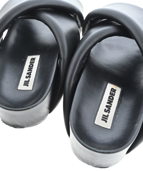 JIL SANDER（ジルサンダー）サンダル 黒 サイズ:EU38(24.5cm位) レディース/2200626808167