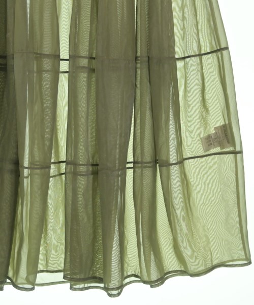 JIL SANDER（ジルサンダー）ロング・マキシ丈スカート カーキ サイズ:34(XXS位) レディース/2200628943279