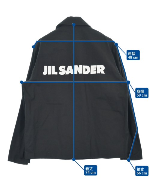 JIL SANDER（ジルサンダー）ブルゾン 黒 サイズ:44(S位) メンズ/2200629340039