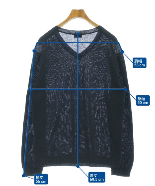 JIL SANDER（ジルサンダー）ニット・セーター 紺 サイズ:50(XL位) メンズ/2200630712023