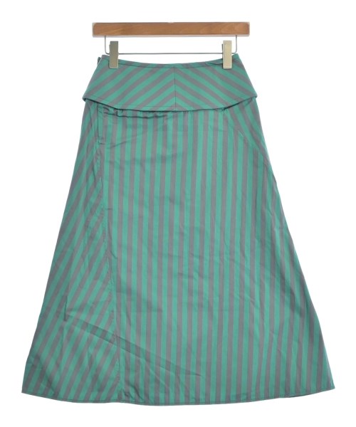JIL SANDER（ジルサンダー）ロング・マキシ丈スカート 緑 サイズ:30(XL位) レディース/2200631197256