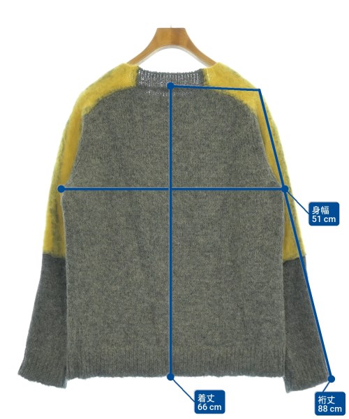 JIL SANDER（ジルサンダー）ニット・セーター グレー サイズ:46(M位) メンズ/2200631767046