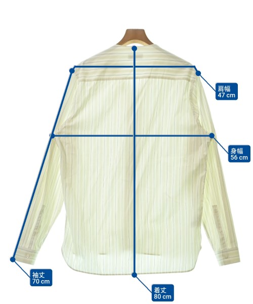 JIL SANDER（ジルサンダー）カジュアルシャツ 白 サイズ:41(XL位) メンズ/2200631767282