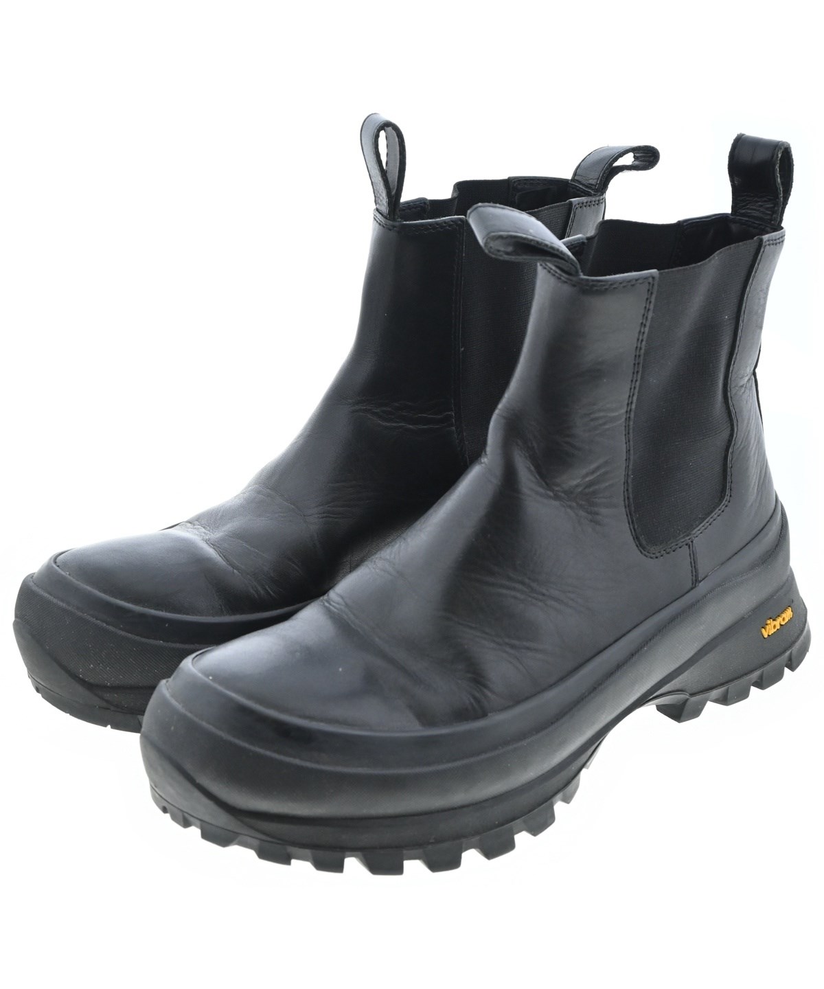 JIL SANDER（ジルサンダー）ブーツ 黒 サイズ:EU40(25cm位) メンズ