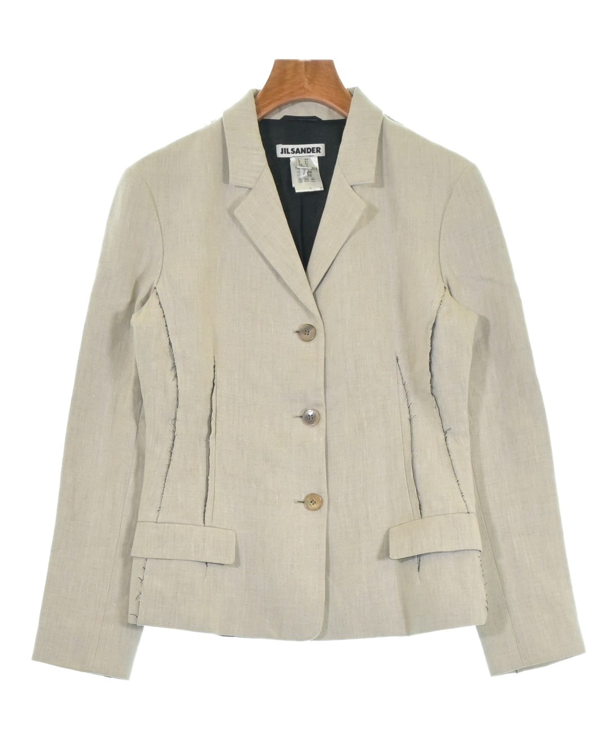 JIL SANDER（ジルサンダー）カジュアルジャケット ベージュ サイズ:38