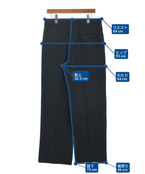 JIL SANDER（ジルサンダー）スラックス 黒 サイズ:48(L位) メンズ/2200632726073