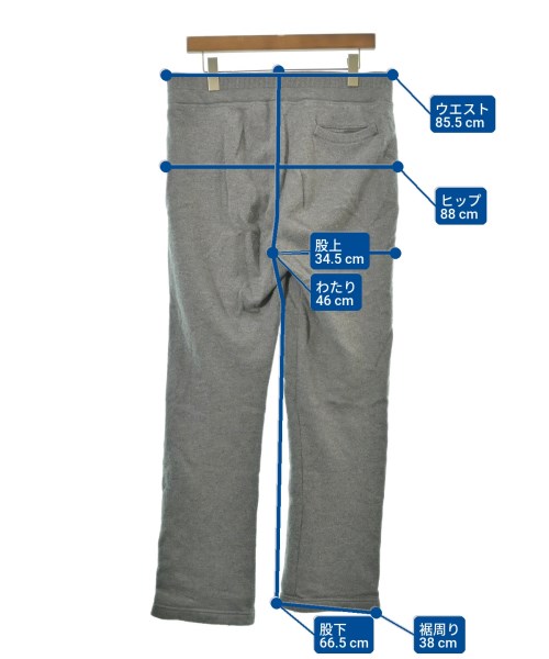 JIL SANDER（ジルサンダー）スウェットパンツ グレー サイズ:46(M位) メンズ/2200632800216