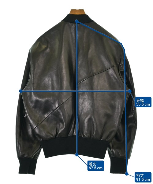 JIL SANDER（ジルサンダー）ライダース 黒 サイズ:46(M位) メンズ/2200633079185