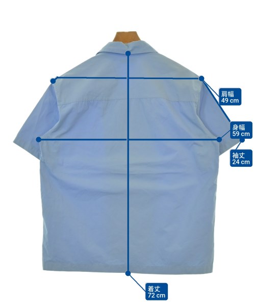 JIL SANDER（ジルサンダー）カジュアルシャツ 青 サイズ:38(L位) メンズ/2200634444029