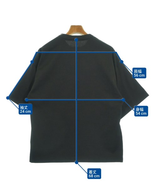 JIL SANDER（ジルサンダー）Tシャツ・カットソー 黒 サイズ:46(M位) メンズ/2200610754036