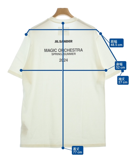 JIL SANDER（ジルサンダー）Tシャツ・カットソー 白 サイズ:L メンズ/2200613031080