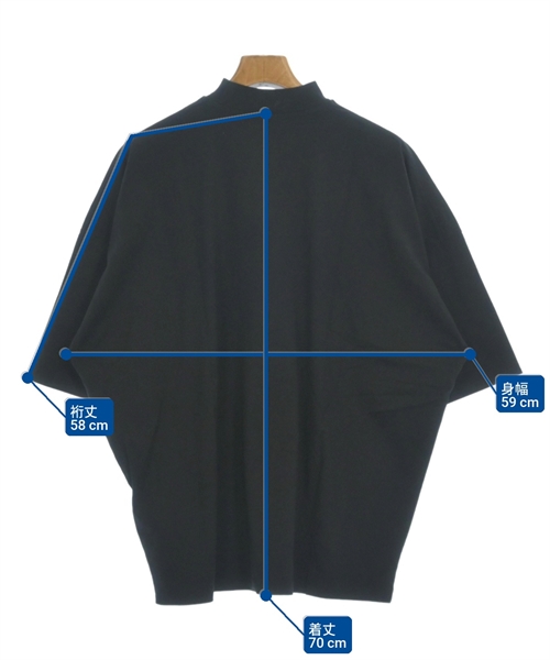JIL SANDER（ジルサンダー）Tシャツ・カットソー 黒 サイズ:S メンズ/2200613031097