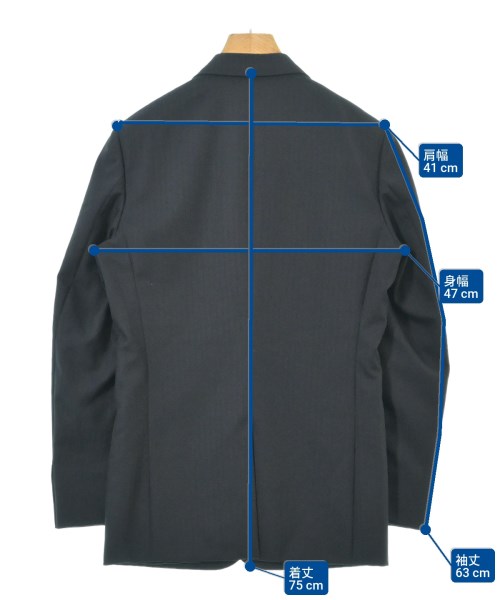 JIL SANDER（ジルサンダー）テーラードジャケット 紺 サイズ:44(S位) メンズ/2200612689015