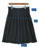 JIL SANDER（ジルサンダー）ひざ丈スカート 黒 サイズ:38(S位) レディース/2200613960014