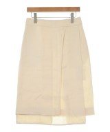JIL SANDER（ジルサンダー）ひざ丈スカート ベージュ サイズ:34(XS位) レディース/2200614711127