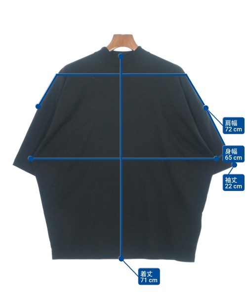 JIL SANDER（ジルサンダー）Tシャツ・カットソー 黒 サイズ:S メンズ/2200615263076