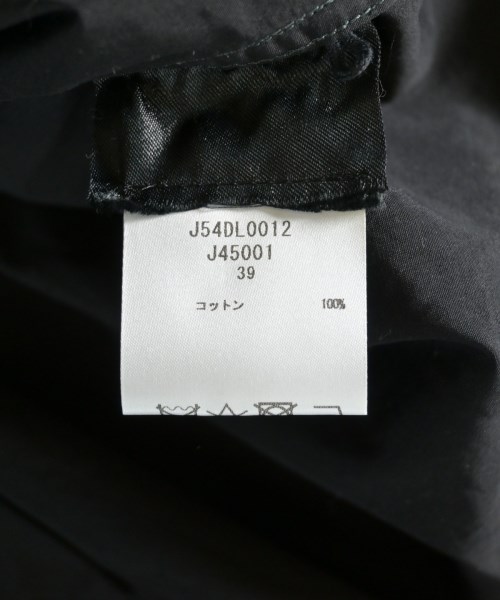 JIL SANDER（ジルサンダー）カジュアルシャツ 黒 サイズ:39(M位) メンズ/2200616258019