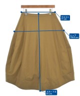 JIL SANDER（ジルサンダー）ひざ丈スカート ベージュ サイズ:34(XXS位) レディース/2200616958155
