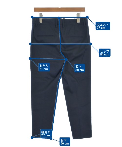 JIL SANDER（ジルサンダー）スラックス 紺 サイズ:36(XS位) レディース/2200617715061