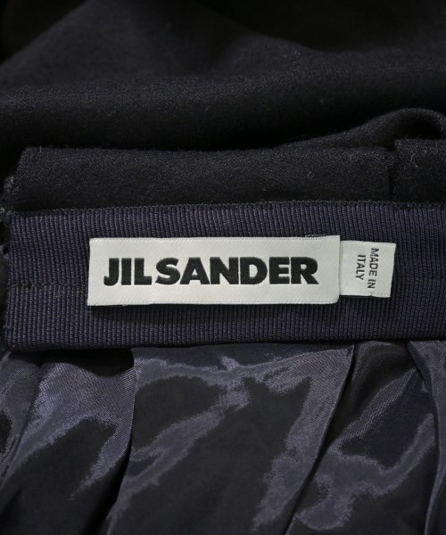 JIL SANDER（ジルサンダー）ひざ丈スカート 紺 サイズ:34(XS位) レディース/2200618985029