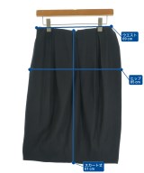 JIL SANDER（ジルサンダー）ひざ丈スカート 紺 サイズ:34(XS位) レディース/2200618985029